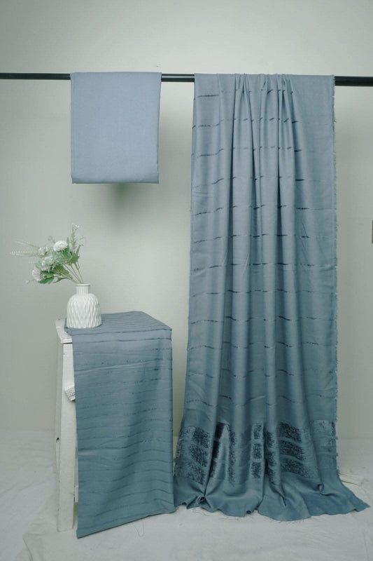 Alpine velvet dhank marina 3pc winter  SILVER GRAY COLOR collection