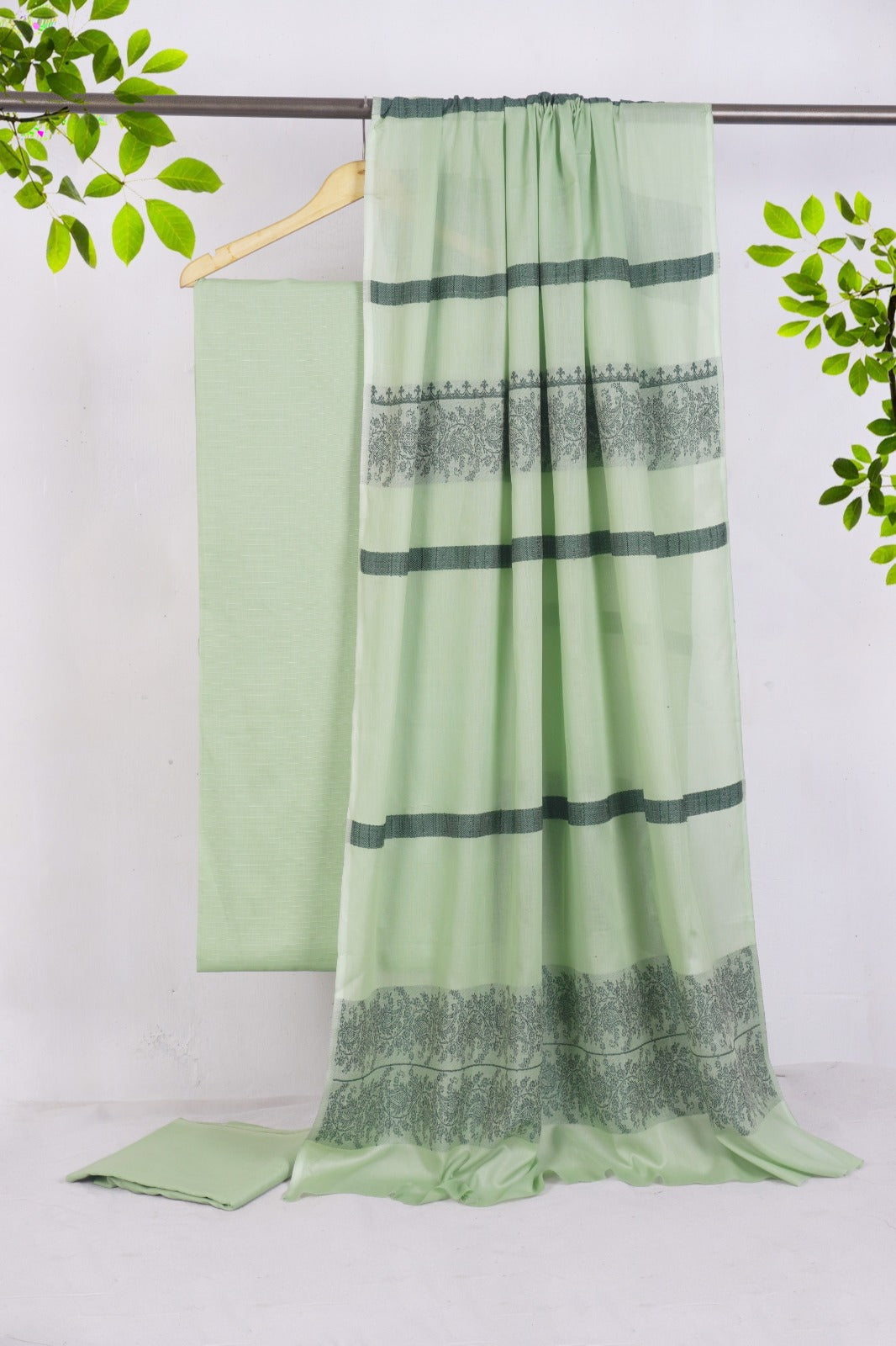 3pc JAQUARD BANA DORYA LAWN PREMIUM COLLECTION 2025(JQ00PS)