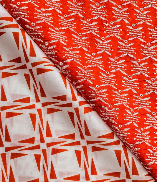 Chicken Shifly Embroided 2pc Lawn collection 2025(CH001O)