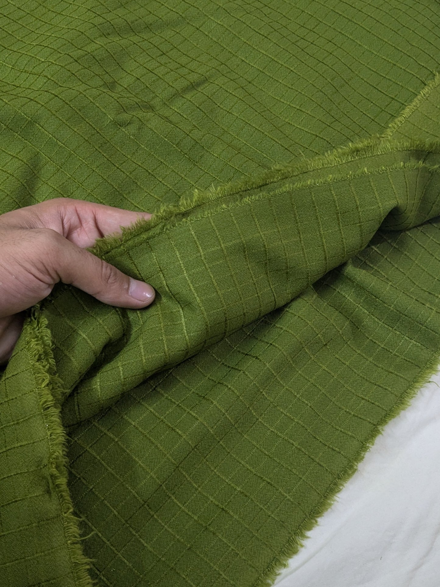 3PC MARINA CHECK VELVET WITH FANCY VELVET BROSHA SHAWL NEW ARRIVAL PREMIUEM QUALITY WINTER COLLECTION (PARROT GREEN)