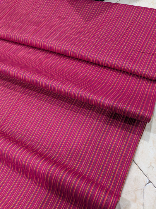 Woven zari rangoli cotton 2pc