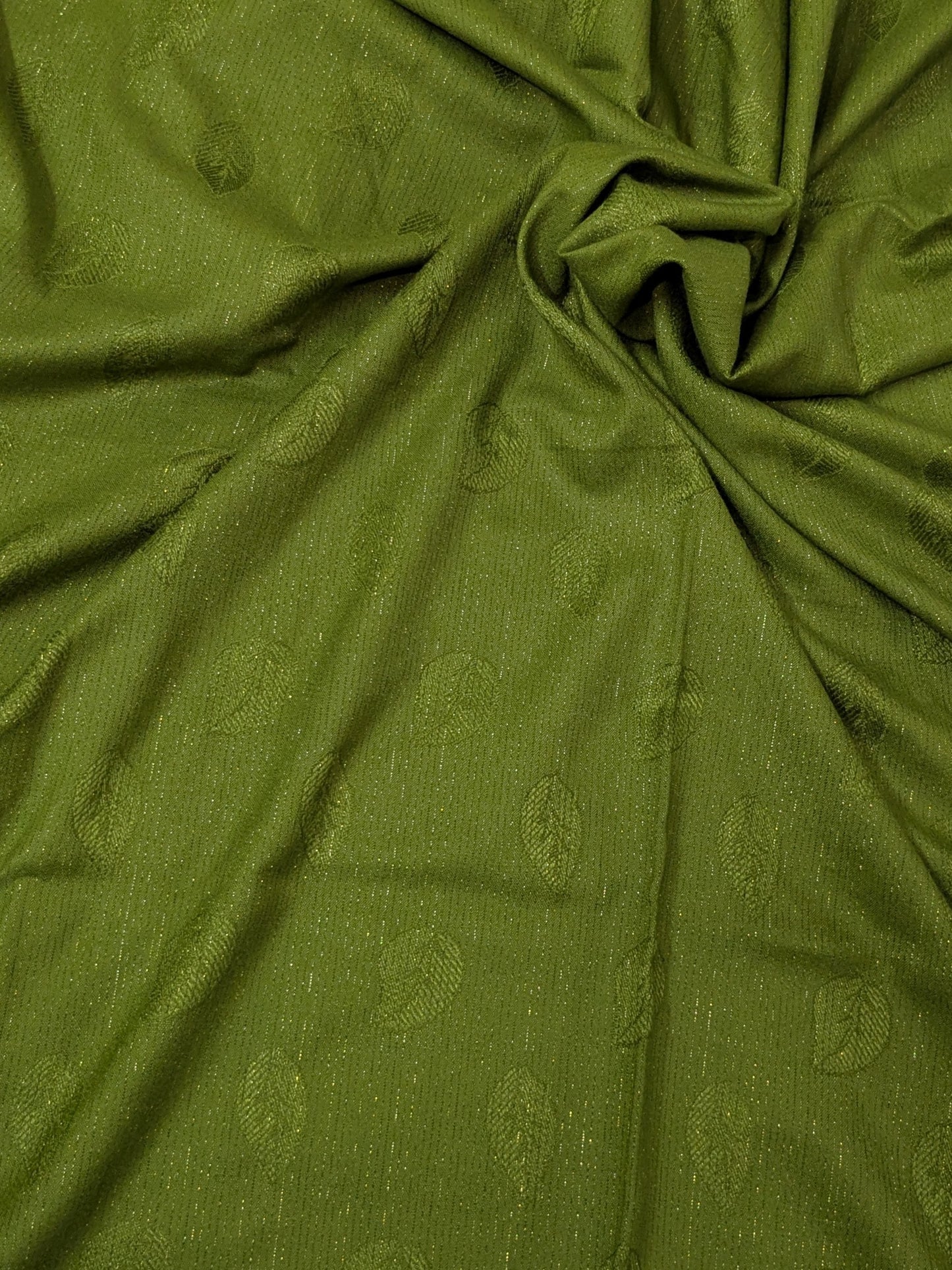 2PC ZARI LINE MOON LITE MARINA WINTER PREMIUM COLLECTION NEW DESIGN (PARROT GREEN)