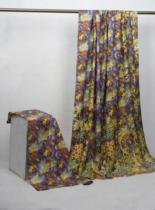 Shemray Digital print 3pc mid season collection