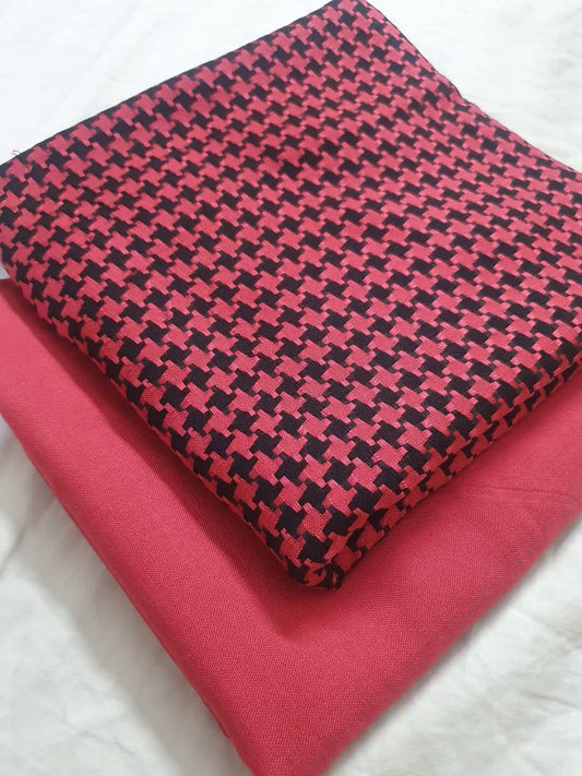 Wool Marina 2pc winter collection(CARROT PINK)