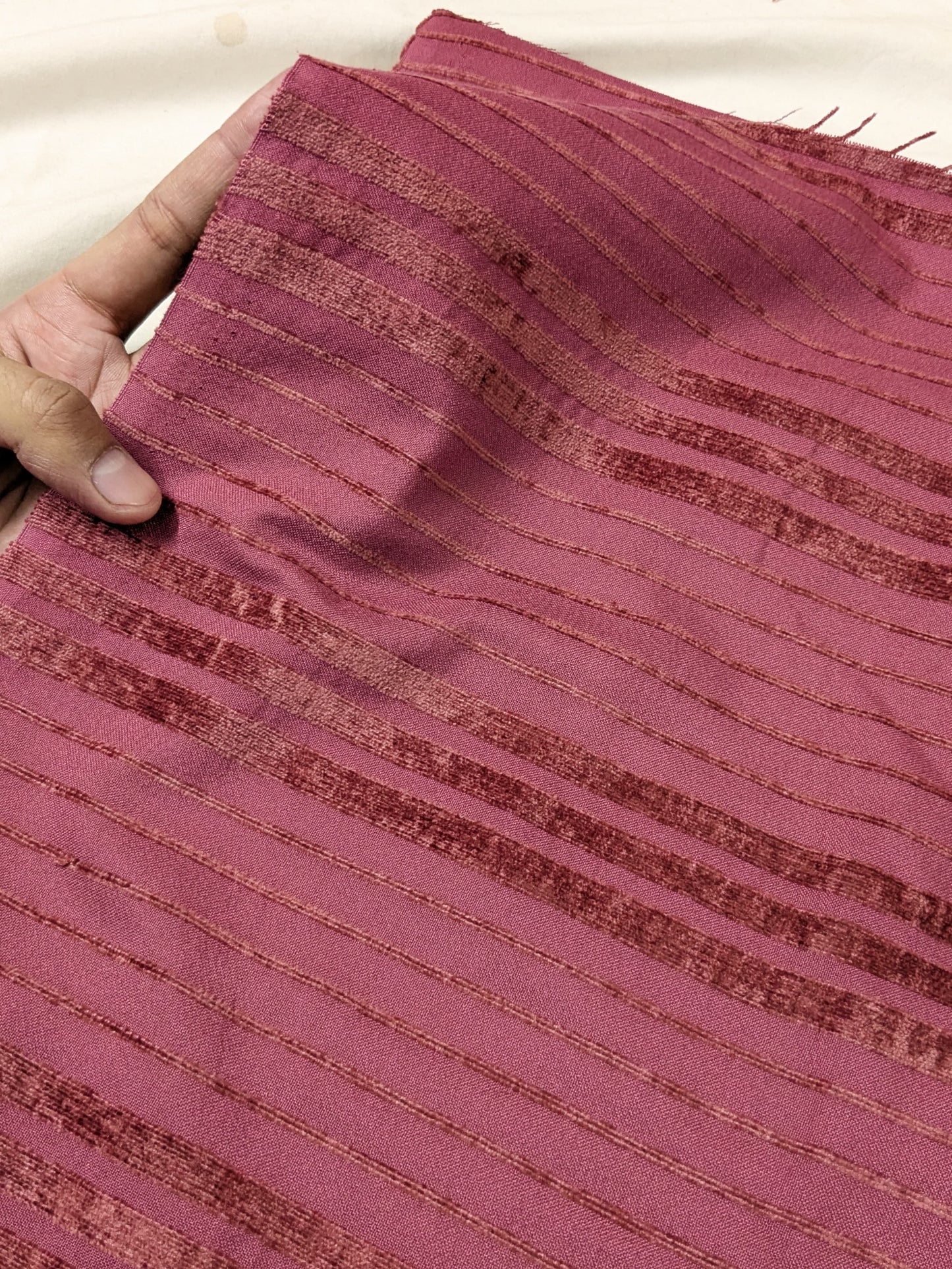 3PC MARINA VELVET LINING NEW DESIGN WITH 100% PURE QUALITY VELVET WOOL SHAWL ( LIGHT WAIT & WARM ) ( TEAPINK)