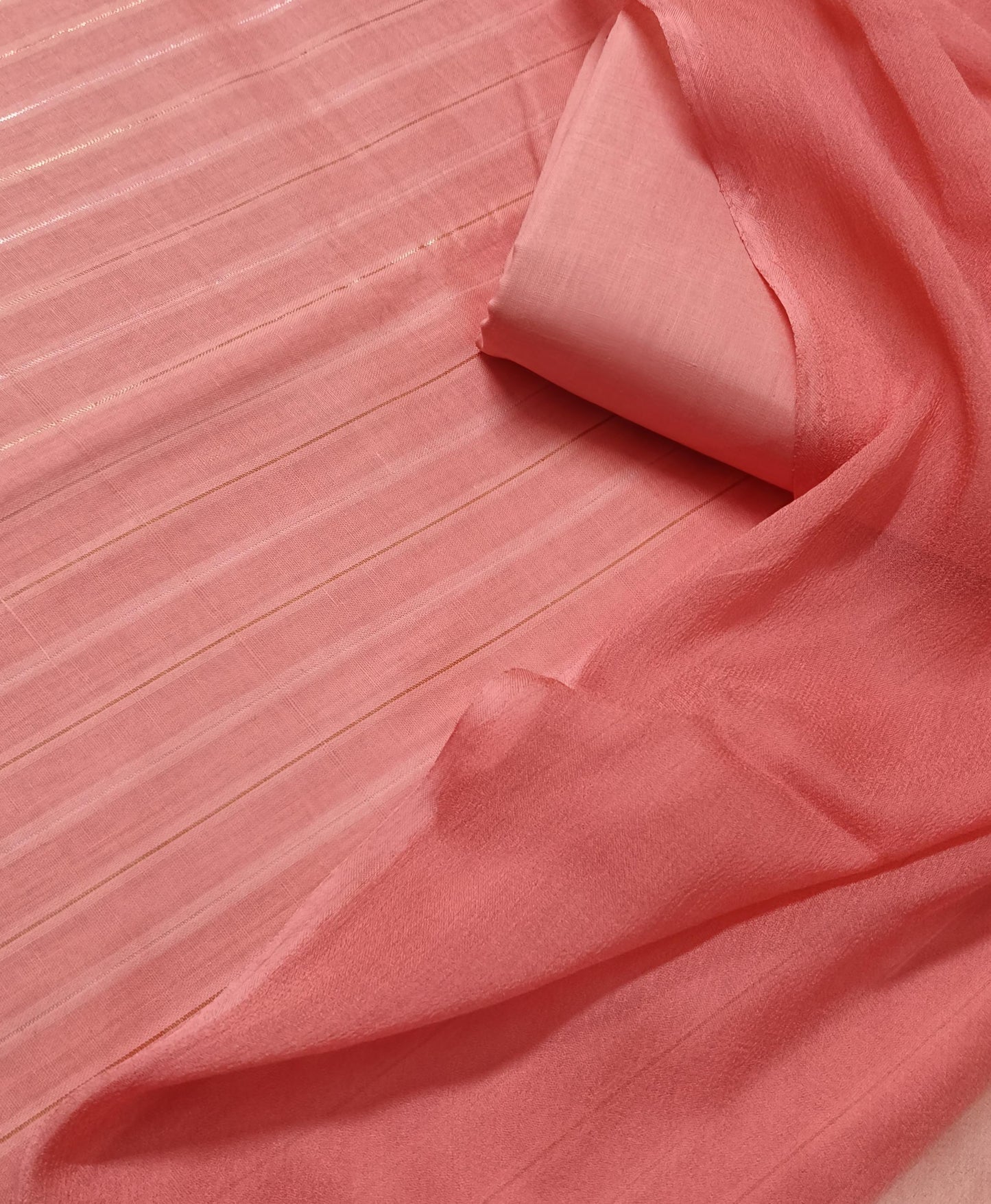 3PC ZARI LINE MOON LITE WITH KRINCLE SHAFOON DUPATTA HIGH QUALITY (ZR300GJ)