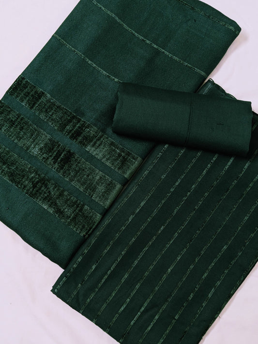 ALPINE VELVET MARINA MOST DEMANDING WINTER COLLECTION BOTTLE GREEN COLOR