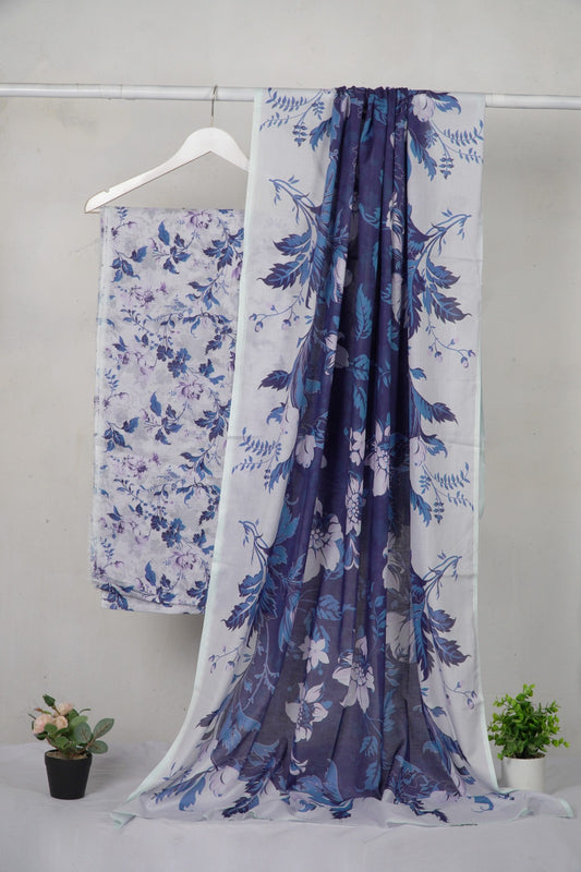 3PC BAROQUE DIGITAL PRINT BANA DORA 3PC LAWN LUXURIOUS COLLECTION (BQ00D7)