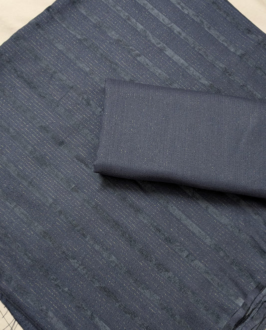 2PC ALPINE ZARI VELVET MARINA WINTER COLLECTION GRAY (ZAVD200GY)