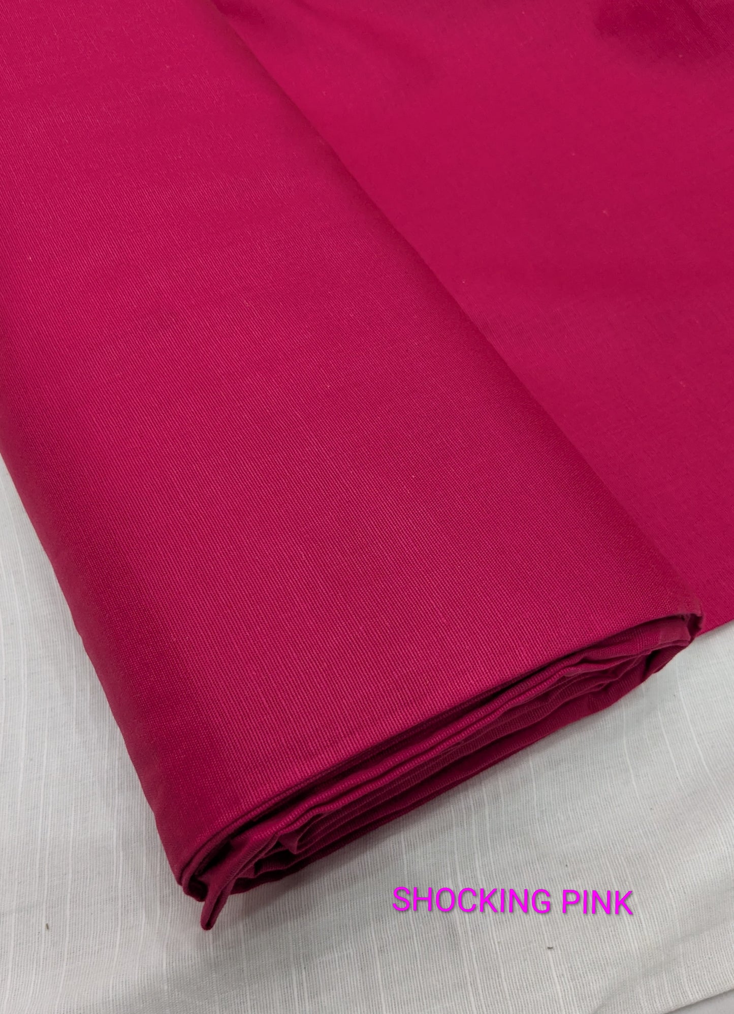 2PC PREMIUM QUALITY SLUB KHADAR WINTER COLLECTION (SHOCKING PINK) 5 METR