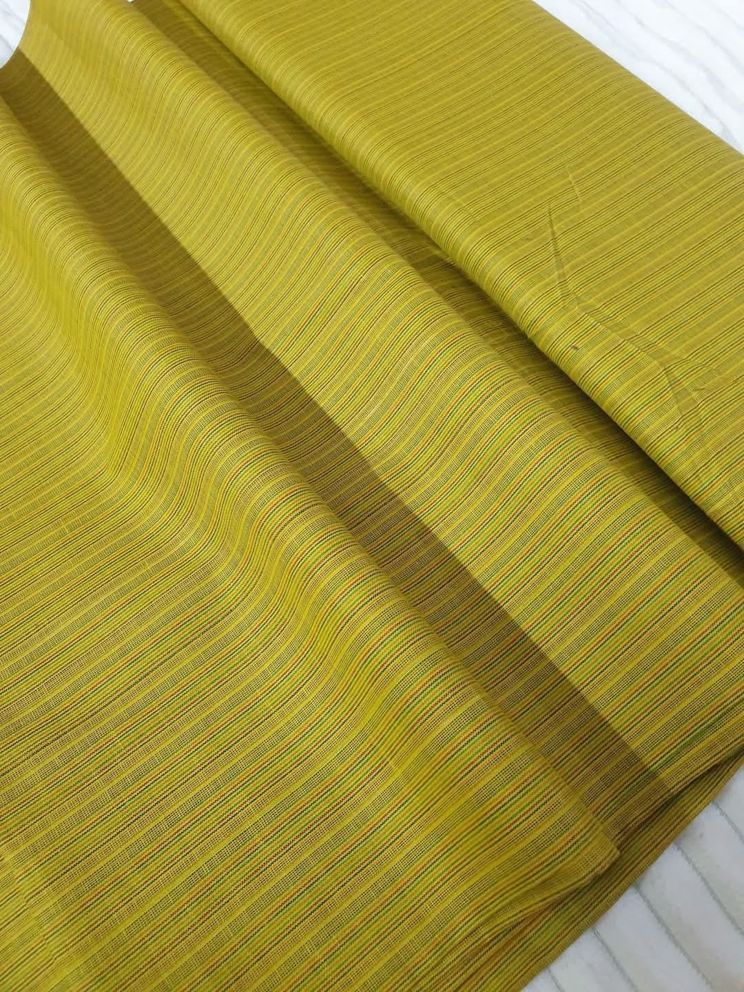 Handmade woven rangoli cotton 2pc summer demanding article 5 metr Fabric(RN00LDW)