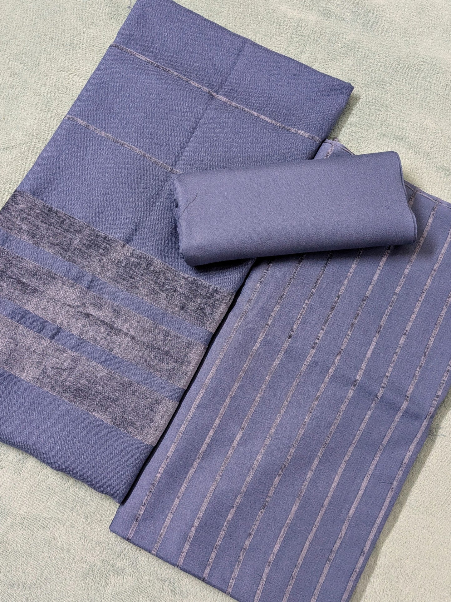 3PC ALPINE VELVET MARINA MOST DEMANDING WINTER COLLECTION (MIDNIGHT BLUE) UNIQUE COLOR