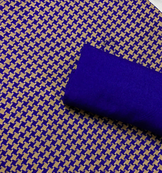 WOOL MARINA 2PC WINTER COLLECTION (ROYAL BLUE)