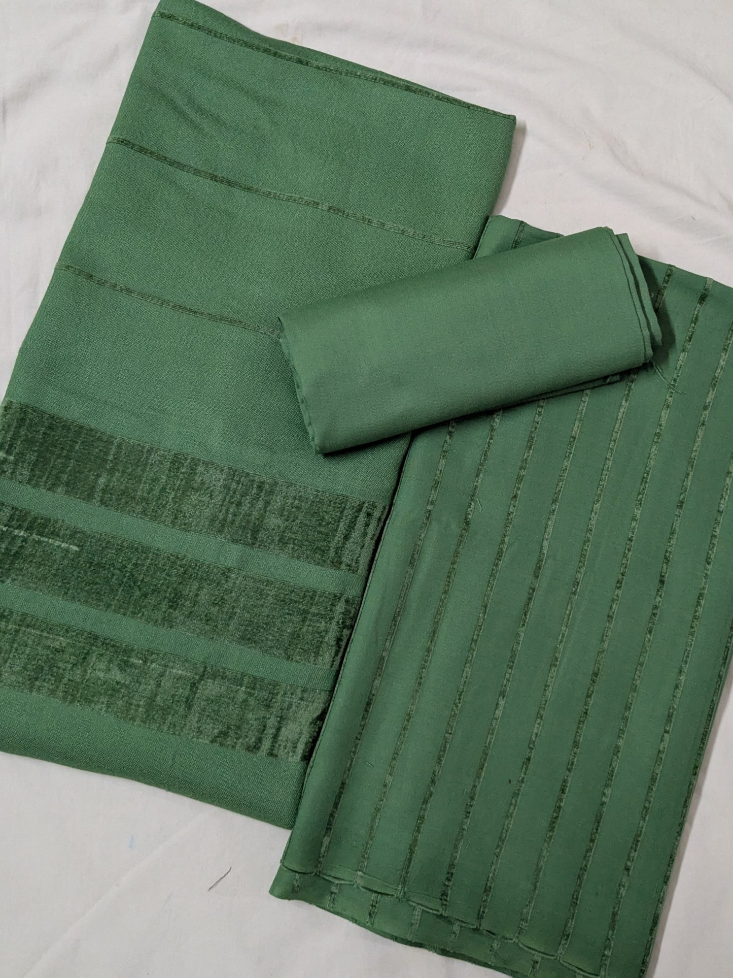 3PC ALPINE VELVET MARINA MOST DEMANDING WINTER COLLECTION (FOREST GREEN COLOR)