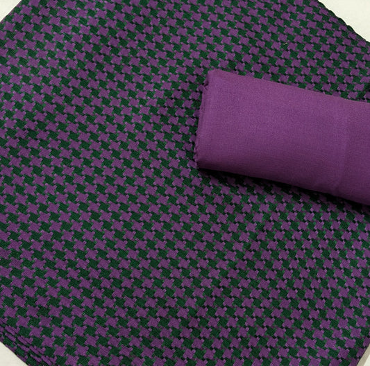 WOOL MARINA 2PC WINTER COLLECTION (PURPLE NEW)