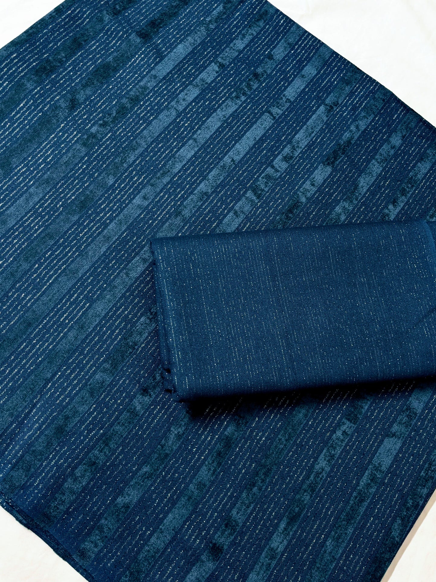 2PC ALPINE ZARI VELVET MARINA WINTER COLLECTION  ZINC (ZAVD200ZNC)