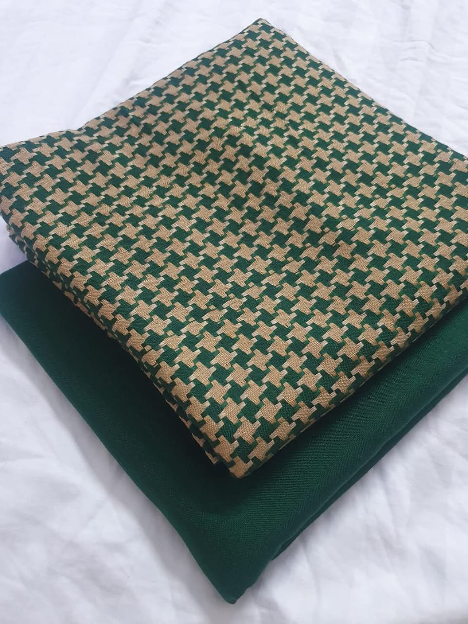 Wool Marina 2pc winter collection(BOTTLE GREEN)