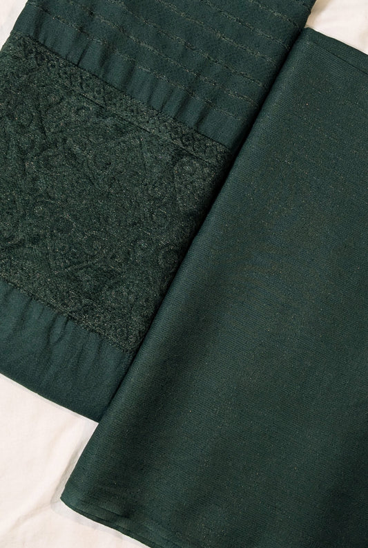 3PC ZARI LINE MOON LITE MARINA MOST DEMANDING WINTER COLLECTION (BOTTLE GREEN)(3ZRM00GR)