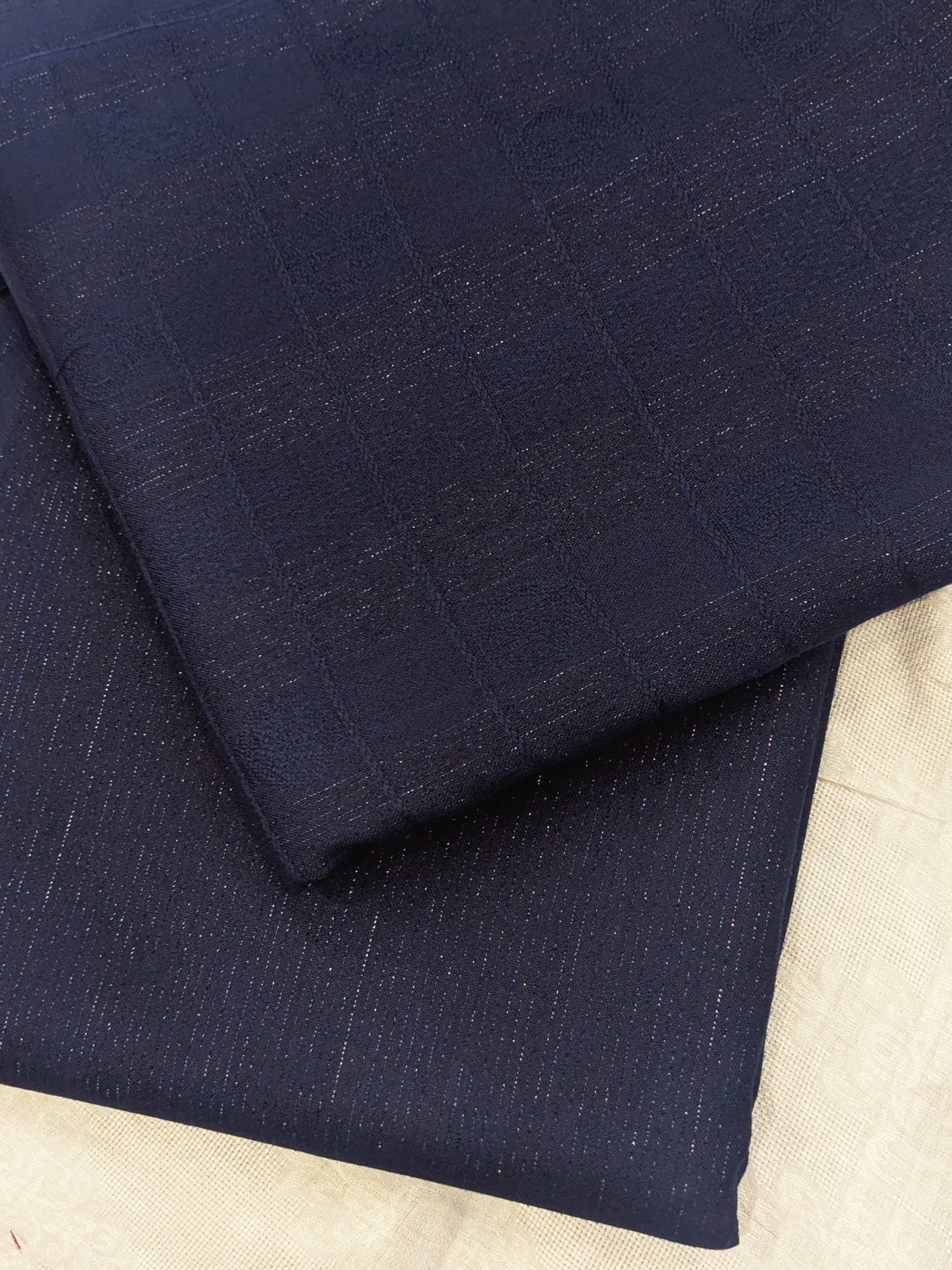 2PC ZARI LINE MOON LITE MARINA WINTER COLLECTION ( NEVYBLUE) DESIGN _ 2