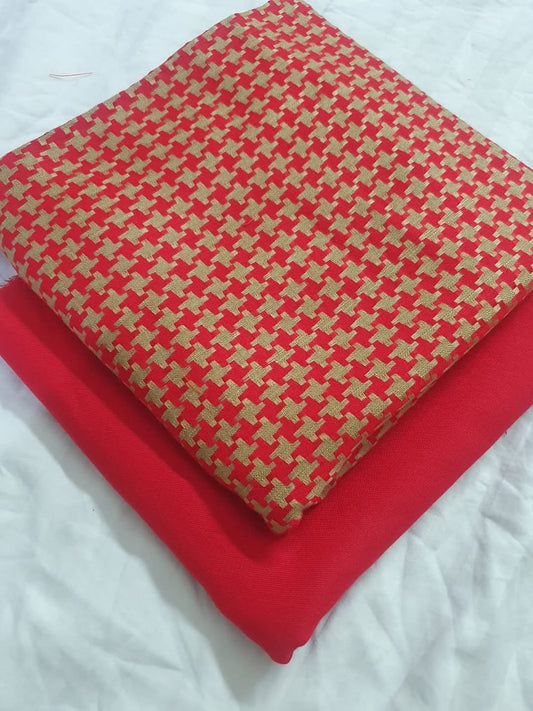 Wool Marina 2pc winter collection(RED/RED)