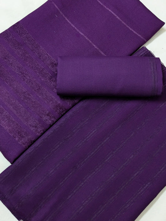 3PC ALPINE VELVET MARINA MOST DEMANDING WINTER COLLECTION PURPLE COLOR (AVD00PRP)