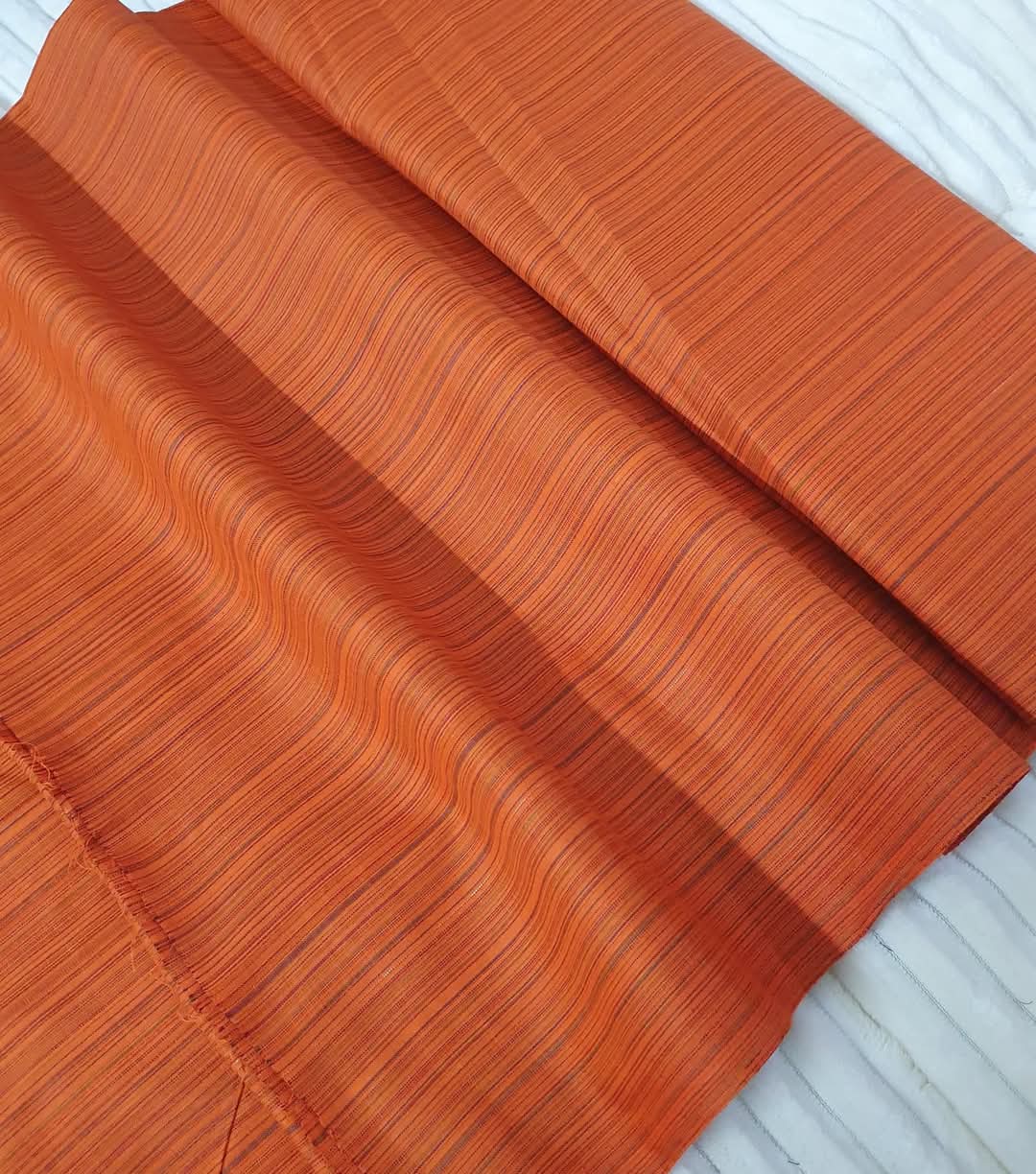 Handmade woven rangoli cotton 2pc summer demanding article 5 metr Fabric(RN00OR)