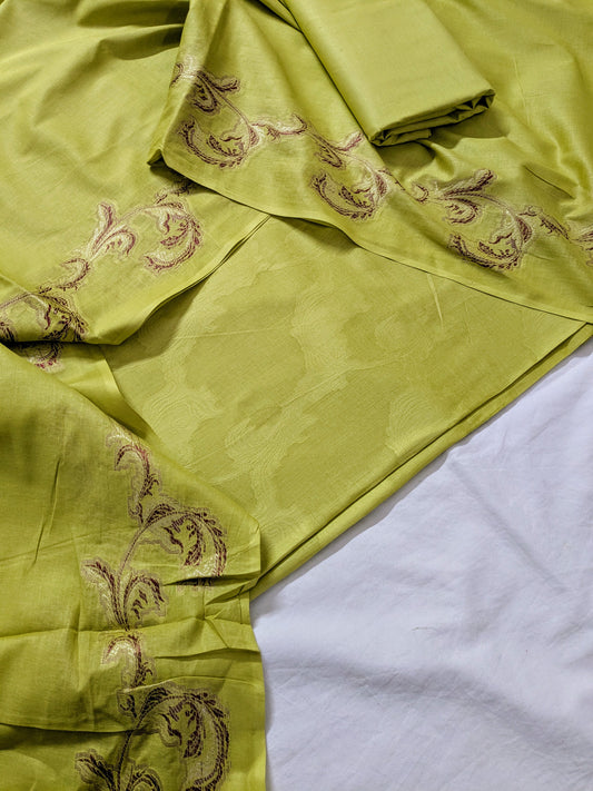 3PC LAWN JAQUARD BROSHA PREMIUM QUALITY SUMMER COLLECTION (JQ00DW)