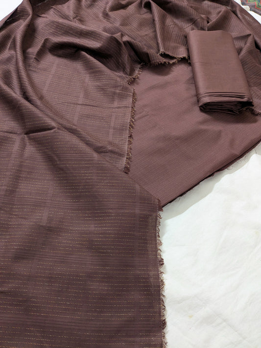 3PC CHAMKI  BANA DORA LUXURIOUS LAWN COLLECTION 2025 (CHMBN00BR)