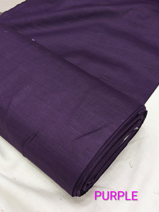 2PC PREMIUM QUALITY SLUB KHADAR WINTER COLLECTION (PURPLE COLOR) 5 metr