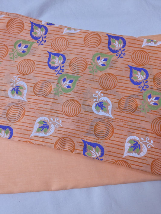 2PC LAWN SUIT PASTE PRINT