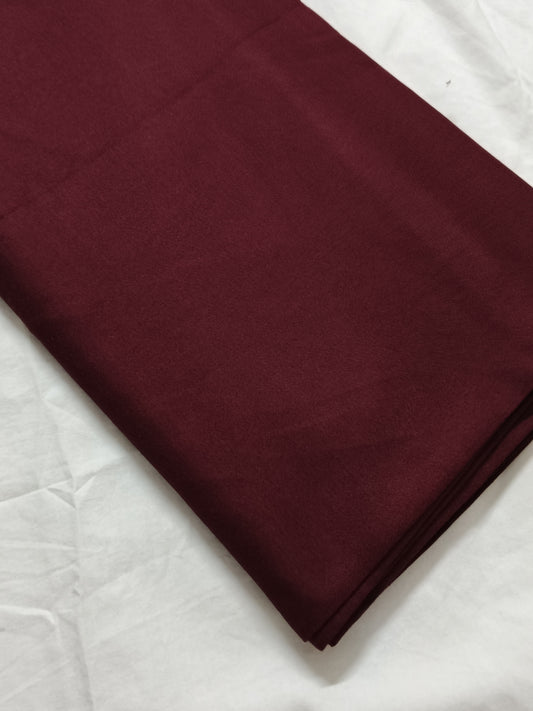 2PC PLAIN MARINA WINTER COLLECTION EXPORT QUALITY DARK MAROON ( MR00MH)
