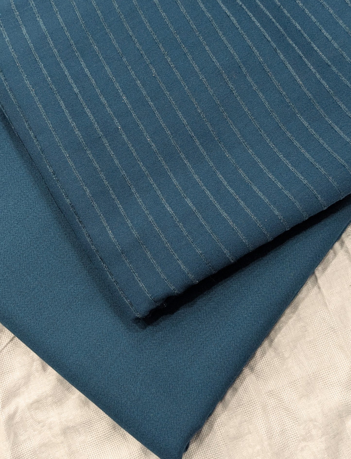 2PC DORYA VELVET MARINA MOST DEMANDING WINTER COLLECTION (ZINC BLUE)