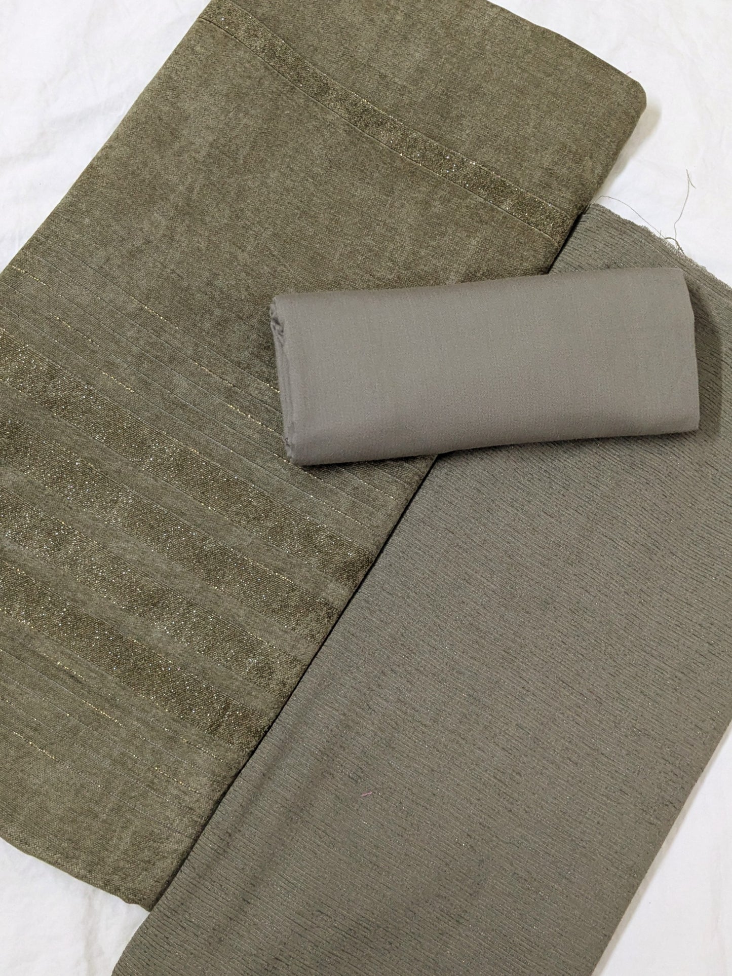 PEACH WOOL VELVET 3PC VERY PREMIUM EXPORT QUALITY WINTER COLLECTION 2025 (BIEG SKIN COLOR)