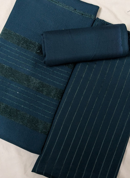 3PC ALPINE VELVET MARINA (|) VERTICAL LINE ONLY ON CASTUMR SPECIAL DEMAND (ZINC PIA COLOR)