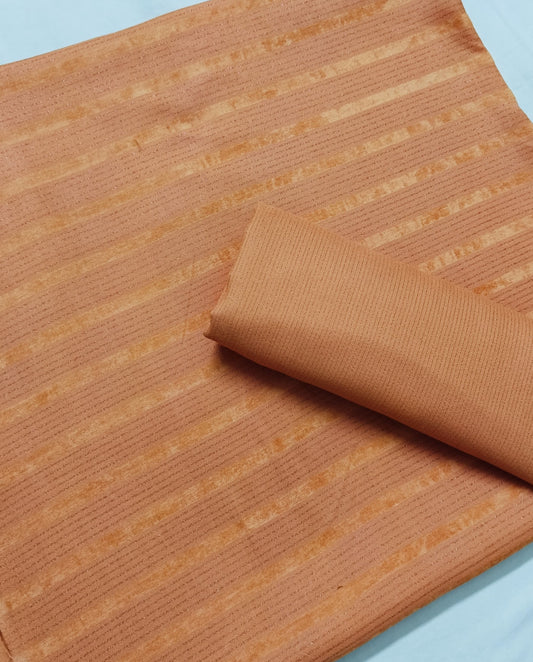 2PC ALPINE ZARI VELVET MARINA WINTER COLLECTION PEACH (ZAVD200PCH)