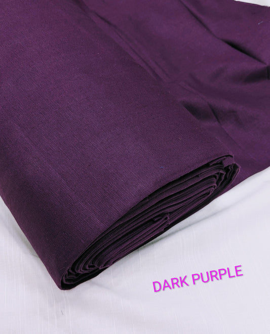 2PC PREMIUM QUALITY SLUB KHADAR WINTER COLLECTION ( DARK PURPLE) 5 METR