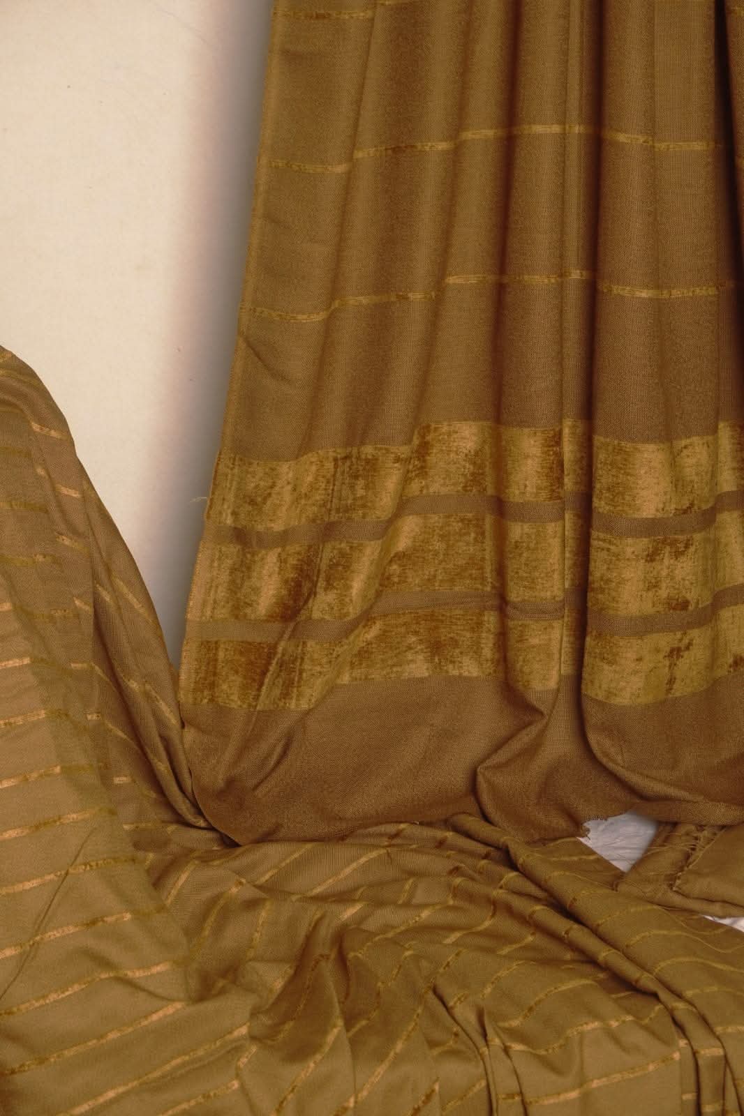 Alpine velvet dhank marina 3pc premium winter collection MHNDI BROWN COLOR (AVD00LBR)