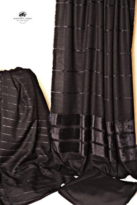 Alpine velvet dhank marina 3pc winter collectionBLACK(AVD00BLK)