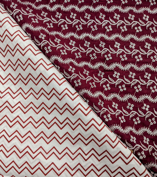 Chicken Shifly Embroided 2pc Lawn collection 2025(CH002MH)