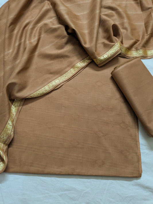 3PC TARKSHI JAQUARD BANA DORA LAWN LUXURIOUS COLLECTION 2025(TR00BR)