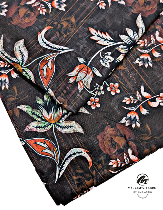 BANA DORYA SLUB LAWN Digital print 2pc all over 2025