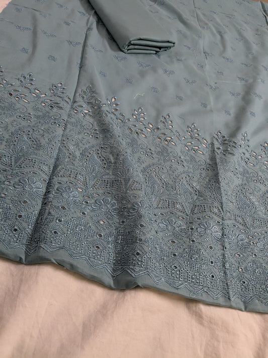 Chicken Embroided Daman Boring 2pc