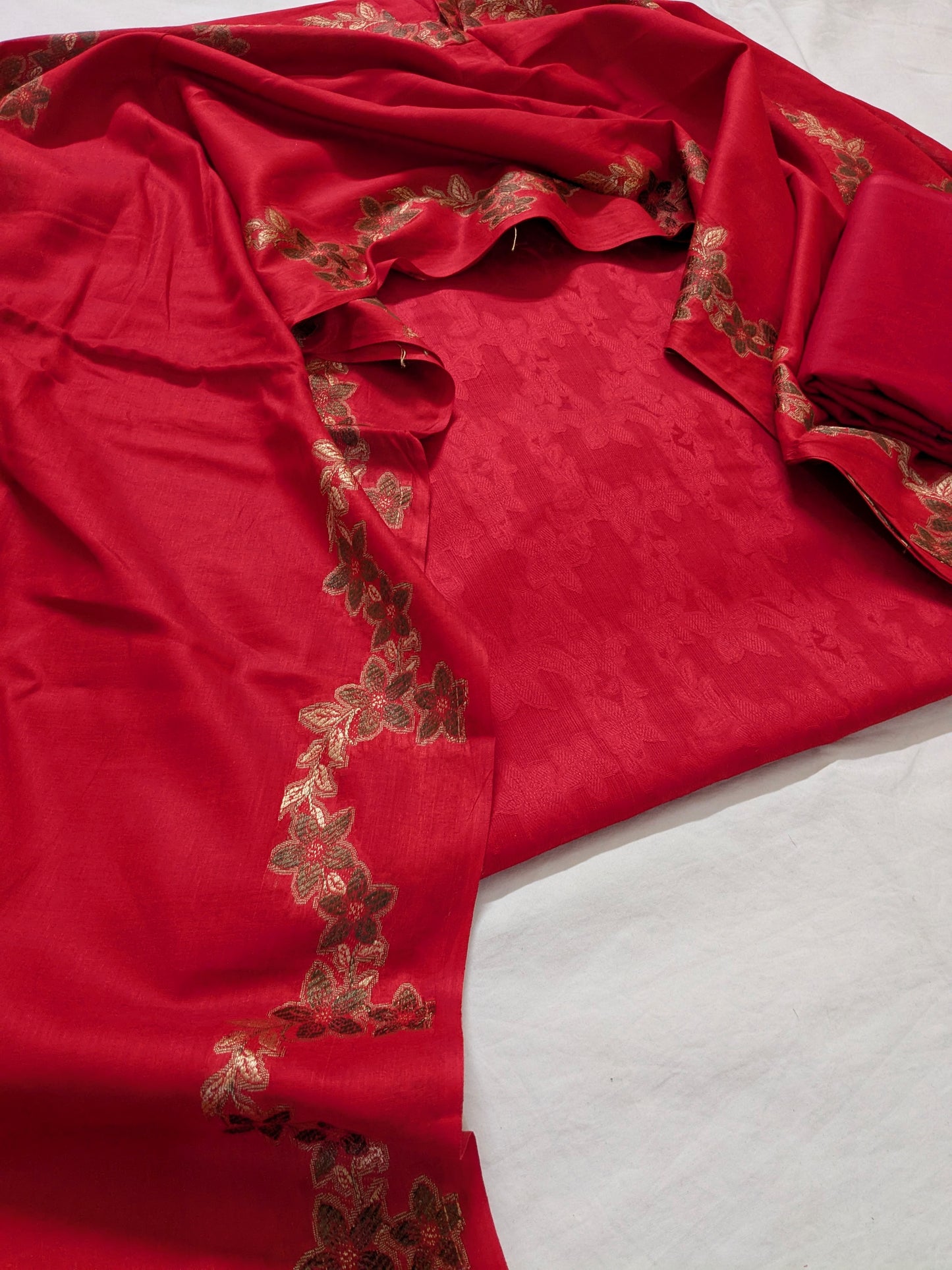 3PC LAWN JAQUARD BROSHA PREMIUM QUALITY SUMMER COLLECTION(JQ00RD)