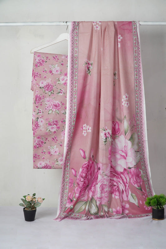 3PC BAROQUE DIGITAL PRINT BANA DORA LAWN LUXURIOUS COLLECTION (BQ00D4)