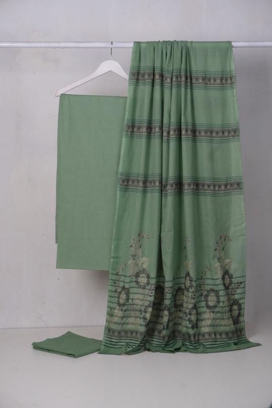 3PC BANA DORA LAWN WITH NEW BANARSI JAQUARD PREMIUM QUALITY DUPATA (3BN00PS)