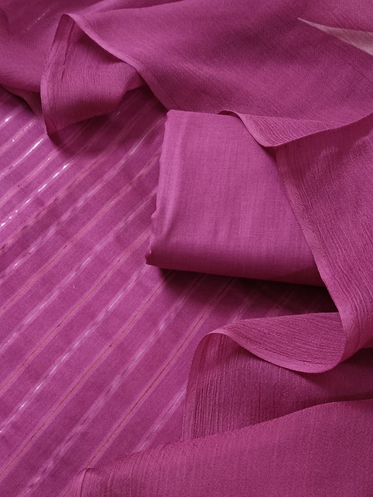 3PC ZARI LINE MOON LITE WITH KRINCLE SHAFOON DUPATTA HIGH QUALITY ( ZR300TP)