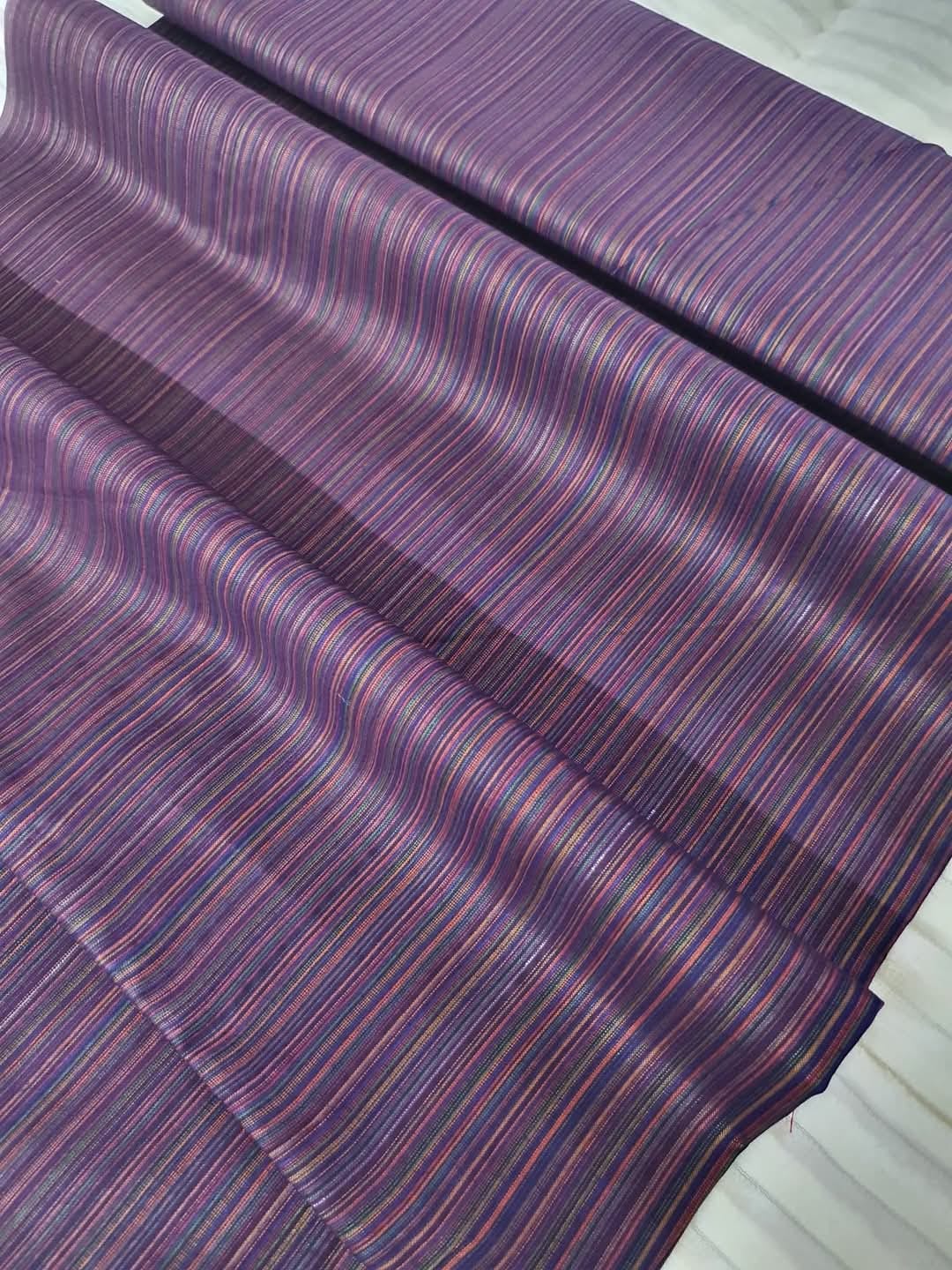 Handmade woven rangoli cotton 2pc summer demanding article 5 metr Fabric(RN00Pr)