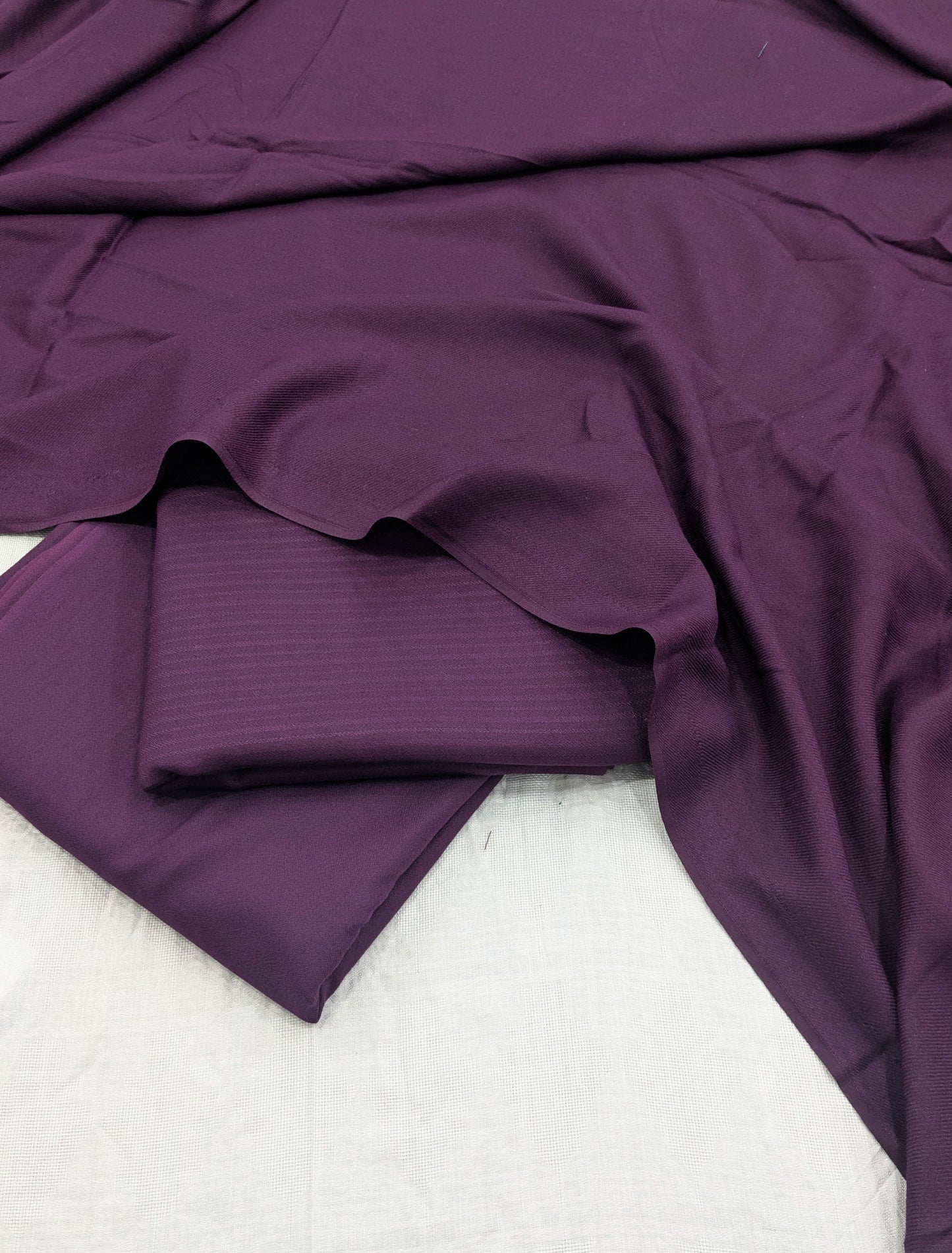 3PC PASHMINA WOOL STUFF MOST TRENDING WINTER SOLID COLLECTION 2025 ( PURPLE)
