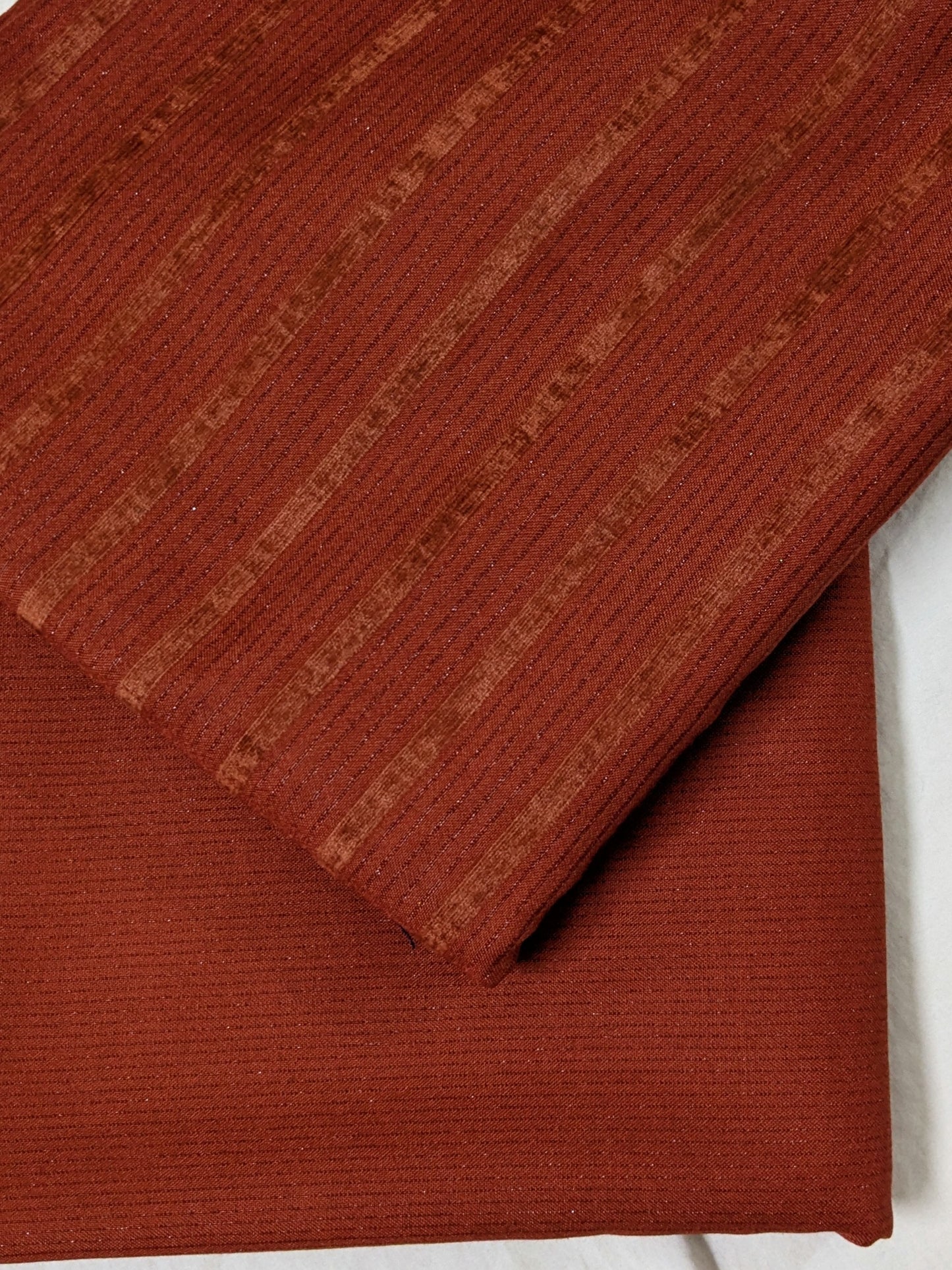 2PC ALPINE MOON LITE VELVET MARINA MOST DEMANDING WINTER COLLECTION ( RUST )