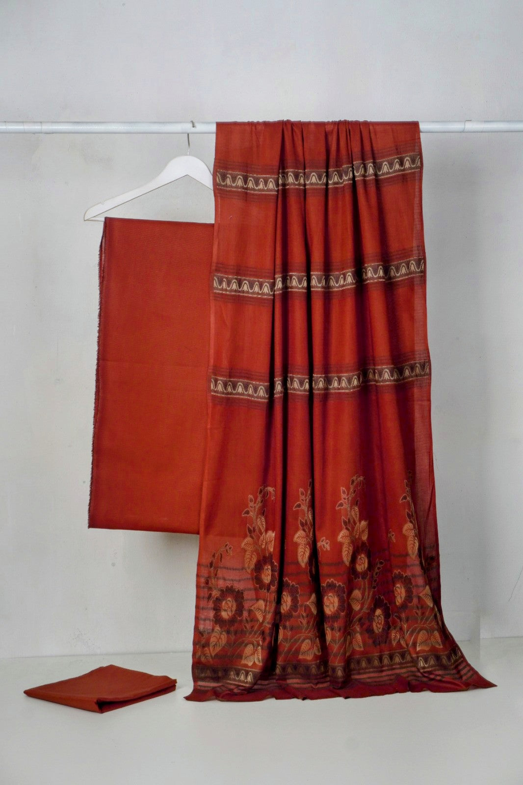 3PC BANA DORA LAWN WITH NEW BANARSI JAQUARD PREMIUM QUALITY DUPATA (3BN00RS)